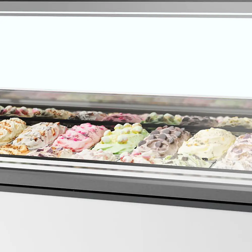 ISA MILLENNIUM ST18 Ventilated Scoop Ice Cream Display - Image 2