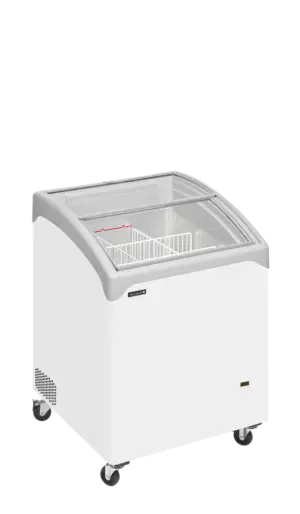TEFCOLD NIC101SCEB /IRL Sliding Curved Glass Lid Chest Freezer