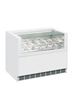 ISA ONESHOW FREE REGULAR Ventilated Scoop Ice Cream Display