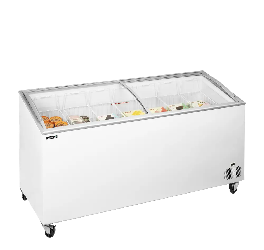 TEFCOLD IC552SCEB Sliding Curved Glass Lid Chest Freezer - Image 2