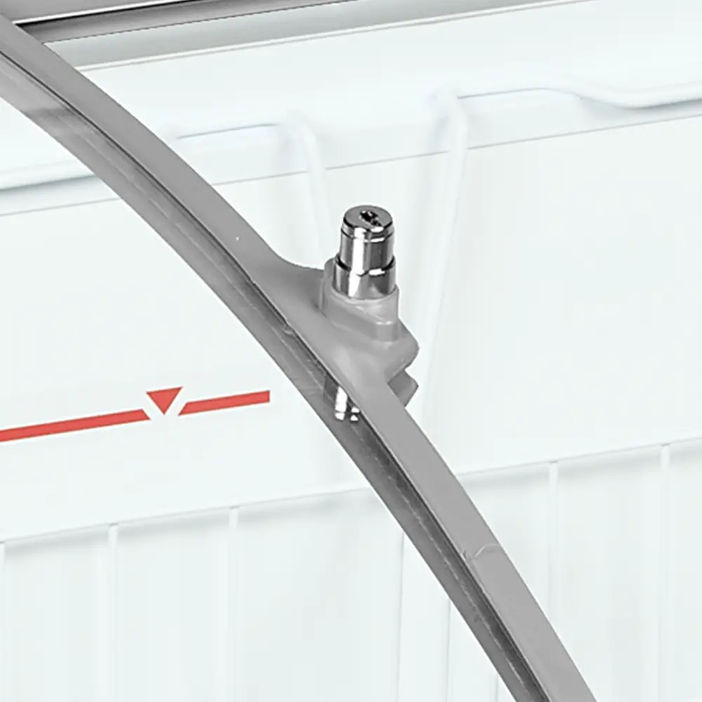 TEFCOLD IC302SCEB Sliding Curved Glass Lid Chest Freezer - Image 4