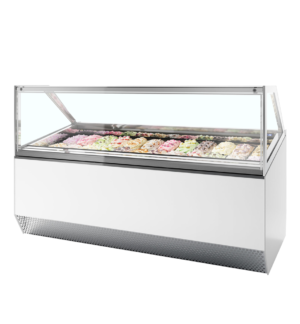 ISA MILLENNIUM ST24 Ventilated Scoop Ice Cream Display