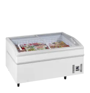 TEFCOLD SUPER 150DE White High Vision Supermarket Freezer