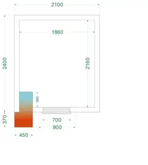 TEFCOLD CRNF2124 Freezer Room