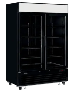 TEFCOLD LGF5000 BLACK Glass Door Display Freezer