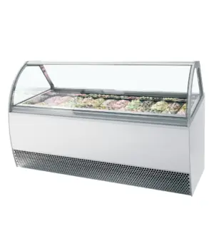 ISA MILLENNIUM LX24 Ventilated Scoop Ice Cream Display