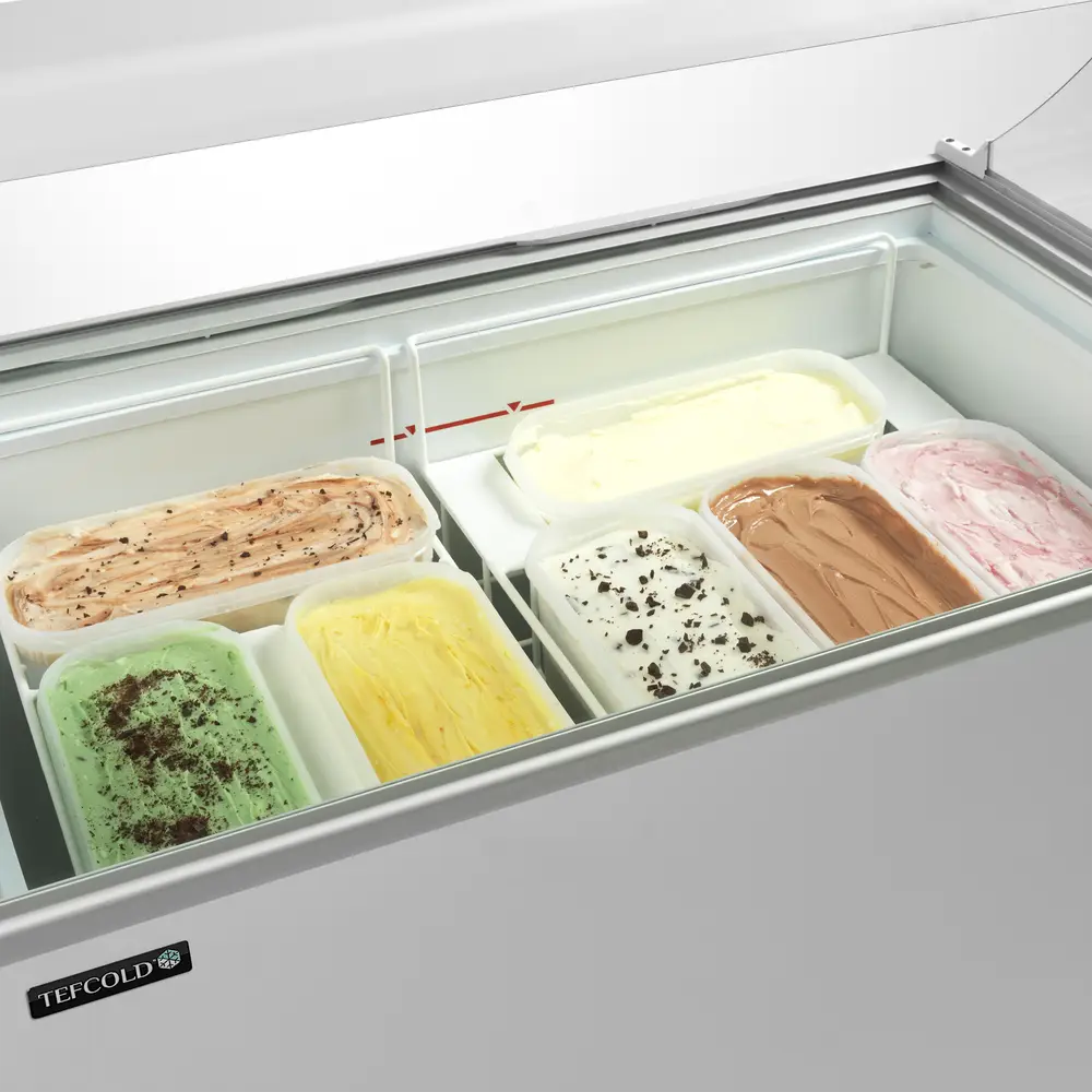 TEFCOLD IC301SCE + CANOPY Scoop Ice Cream Display - Image 3