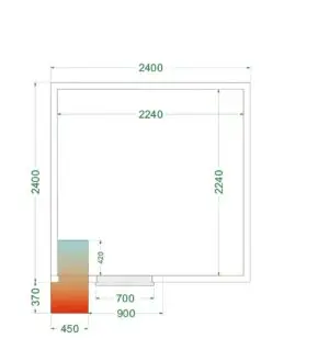 TEFCOLD CRPF2424 Chiller Room