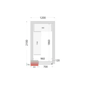TEFCOLD Shelf Rack System Kit CRNF1221