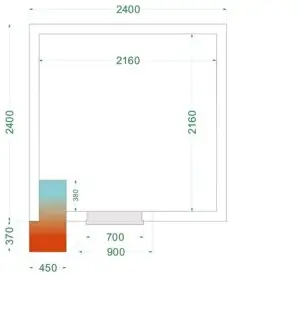 TEFCOLD CRNF2424 Freezer Room