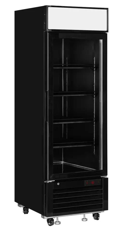 TEFCOLD LGF2500 Black Glass Door Display Freezer
