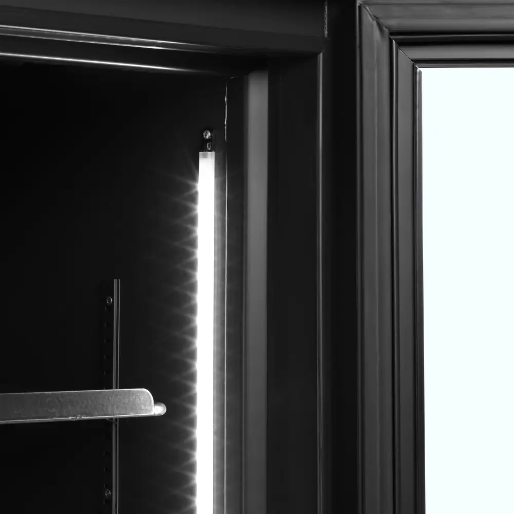 TEFCOLD FSC1200H BLACK Glass Door Merchandiser - Image 4