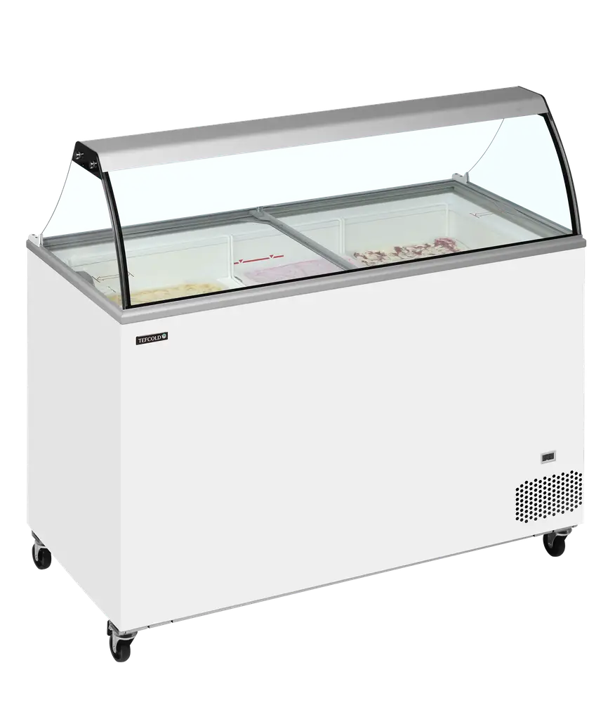 TEFCOLD IC401SC + CANOPY Scoop Ice Cream Display w/Baskets - Image 2