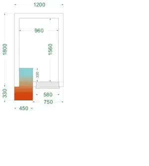 TEFCOLD CRNF1218 Freezer Room