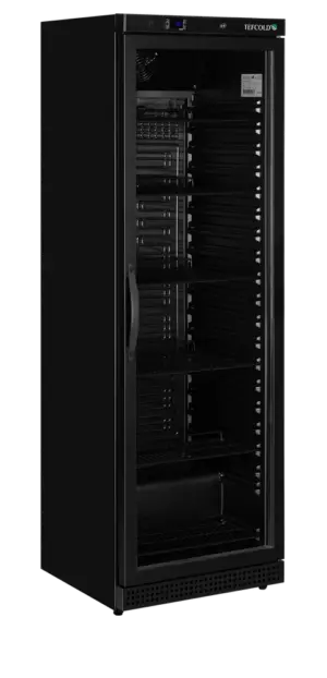 TEFCOLD UR400G BLACK Glass Door Merchandiser