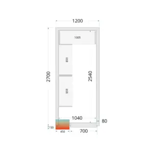 TEFCOLD Shelf Rack System Kit CRPF1227