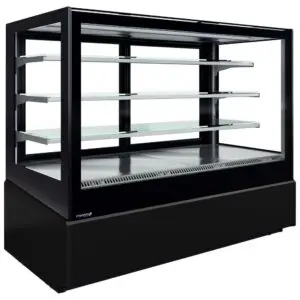TEFCOLD CHOPIN 1000 FV-VP Black Chilled Display Cabinet