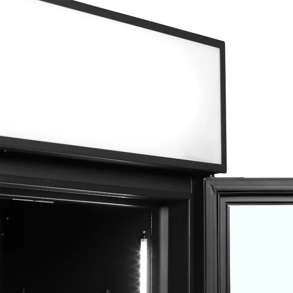 TEFCOLD FSC1200H BLACK Glass Door Merchandiser - Image 3