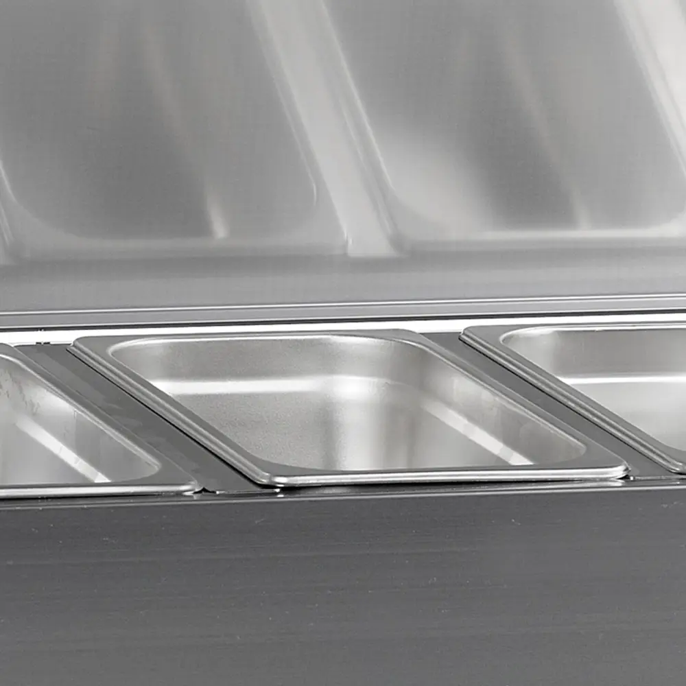 G-Line by TEFCOLD GVC33-120 S/S Gastronorm Topping Shelf With Lid - Image 2