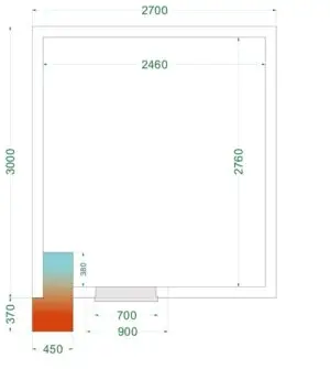 TEFCOLD CRNF2730 Freezer Room