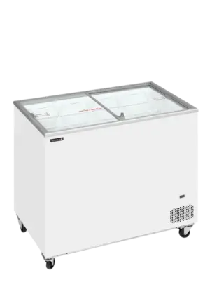 TEFCOLD IC301SC Sliding Flat Glass Lid Chest Freezer