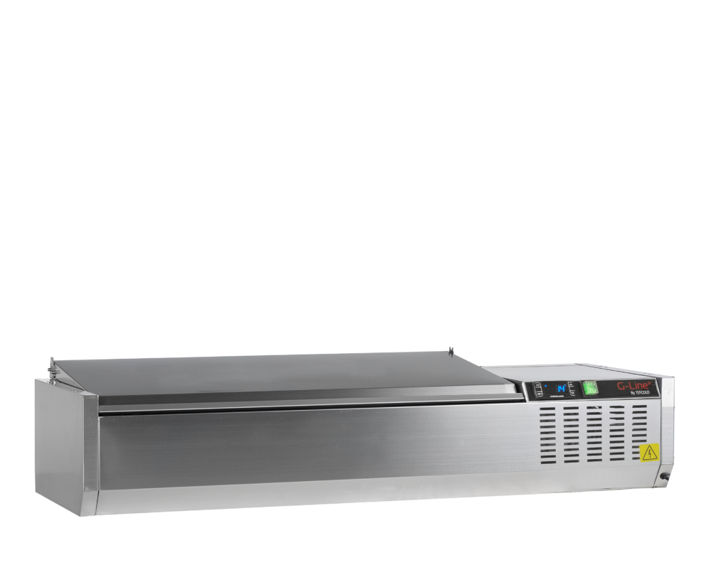 G-Line by TEFCOLD GVC33-120 S/S Gastronorm Topping Shelf With Lid