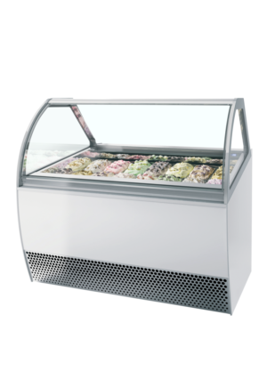 ISA MILLENNIUM LX18 Ventilated Scoop Ice Cream Display