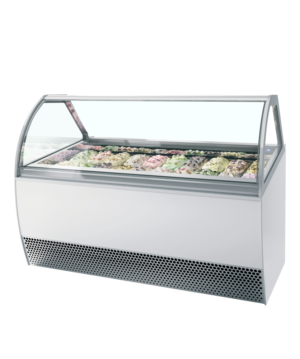 ISA MILLENNIUM LX20 Ventilated Scoop Ice Cream Display