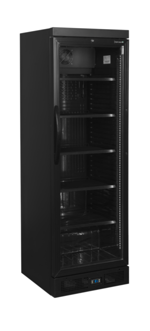 TEFCOLD CEV435 BLACK Glass Door Merchandiser