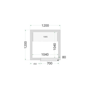 TEFCOLD Cold Room 120x120x220 Cold Room Panels