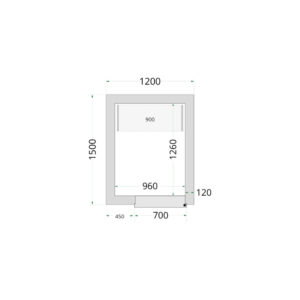 TEFCOLD Cold Room 120x150x220 Cold Room Panels