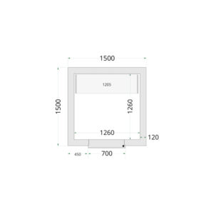 TEFCOLD Cold Room 150x150x220 Cold Room Panels