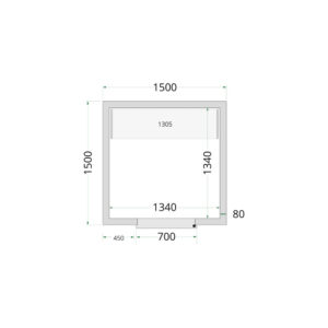 TEFCOLD Cold Room 150x150x220 Cold Room Panels