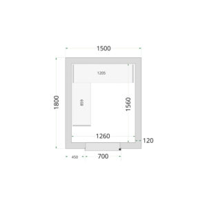 TEFCOLD Cold Room 150x180x220 Cold Room Panels