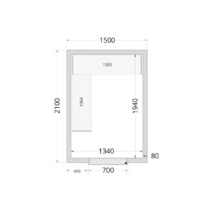TEFCOLD Cold Room 150x210x220 Cold Room Panels