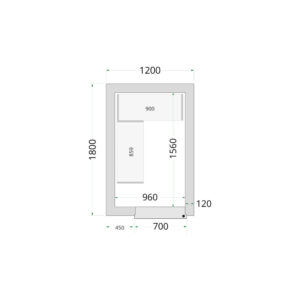 TEFCOLD Cold Room 150x240x220 Cold Room Panels