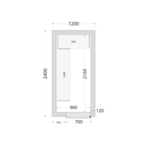 TEFCOLD Cold Room 150x300x220 Cold Room Panels