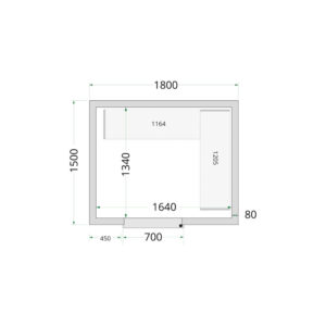 TEFCOLD Cold Room 180x150x220 Cold Room Panels