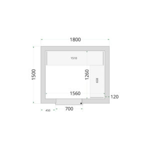 TEFCOLD Cold Room 180x150x220 Cold Room Panels
