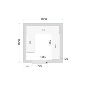TEFCOLD Cold Room 180x180x220 Cold Room Panels