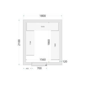 TEFCOLD Cold Room 180x210x220 Cold Room Panels