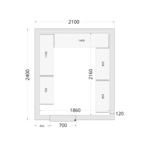 TEFCOLD Cold Room 210x240x220 Cold Room Panels