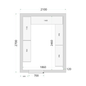TEFCOLD Cold Room 210x270x220 Cold Room Panels
