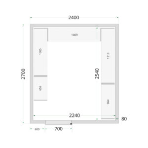 TEFCOLD Cold Room 240x270x220 Cold Room Panels