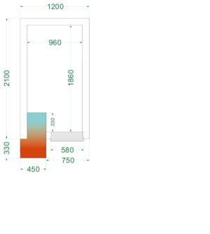 TEFCOLD CRNF1221 Freezer Room
