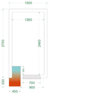 TEFCOLD CRNF1527 Freezer Room