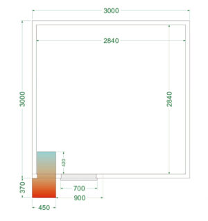 TEFCOLD CRPF3030 Chiller Room