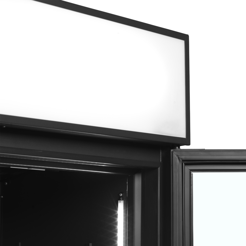 TEFCOLD FSC1200H BLACK Glass Door Merchandiser - Image 3