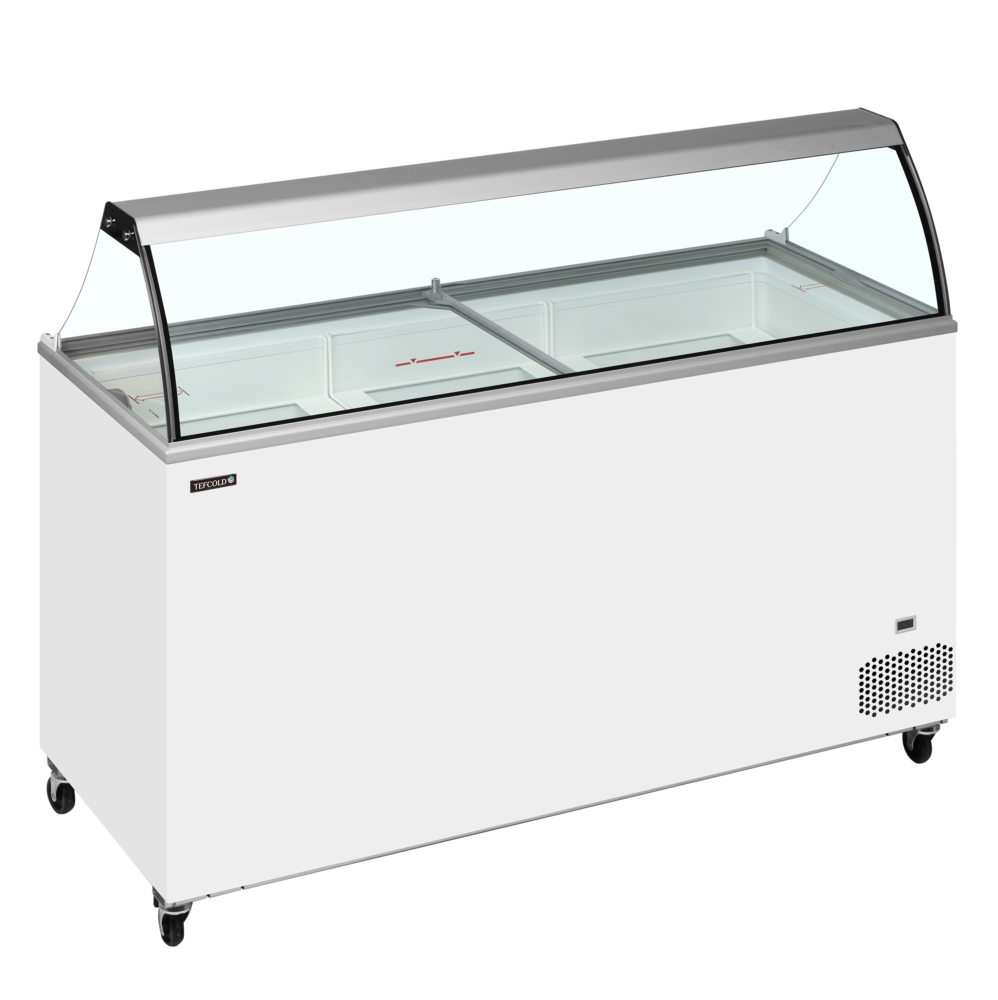 TEFCOLD IC501SC + CANOPY Scoop Ice Cream Display w/Baskets