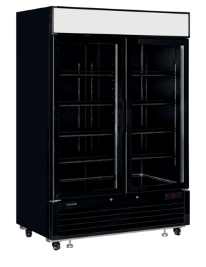 TEFCOLD LGF5000 Black Glass Door Display Freezer